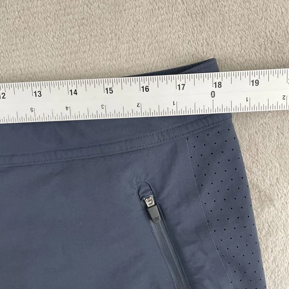 Mack Weldon Shorts Men XL Navy Blue Hybrid Performance Chino Board Short‎
